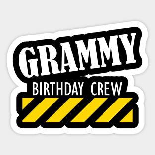 Grammy Birthday Crew w Sticker